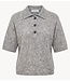 EDITED Trui Callie Polo Shirt Light grey