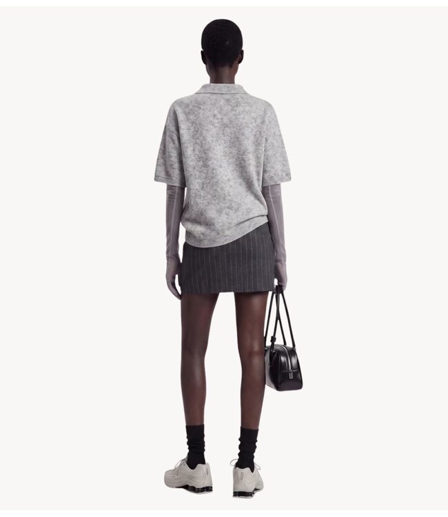 EDITED Trui Callie Polo Shirt Light grey