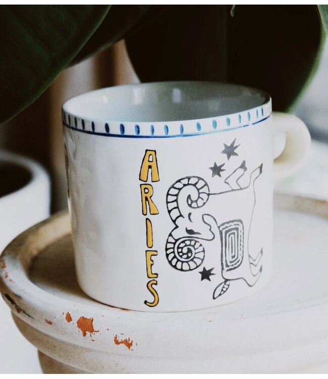 Anna+Nina Mok Zodiac Mug Aries