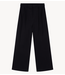 Alix The Label Broek ladies knitted pleated pants black
