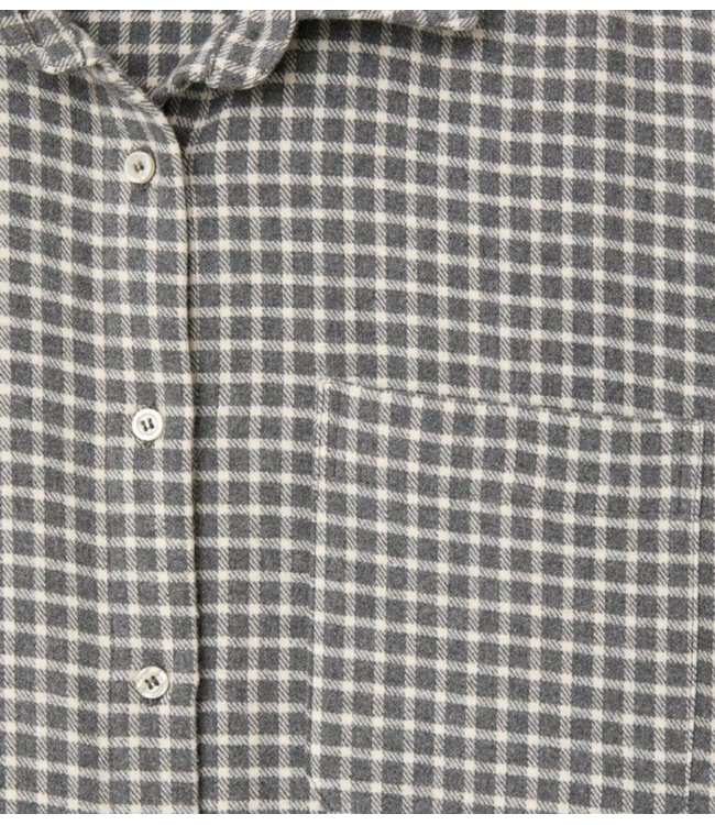 American Vintage Blouse HOXCITY CARREAUX BROUILLARD