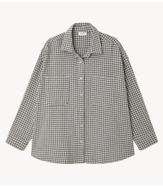 American Vintage Blouse HOXCITY CARREAUX BROUILLARD
