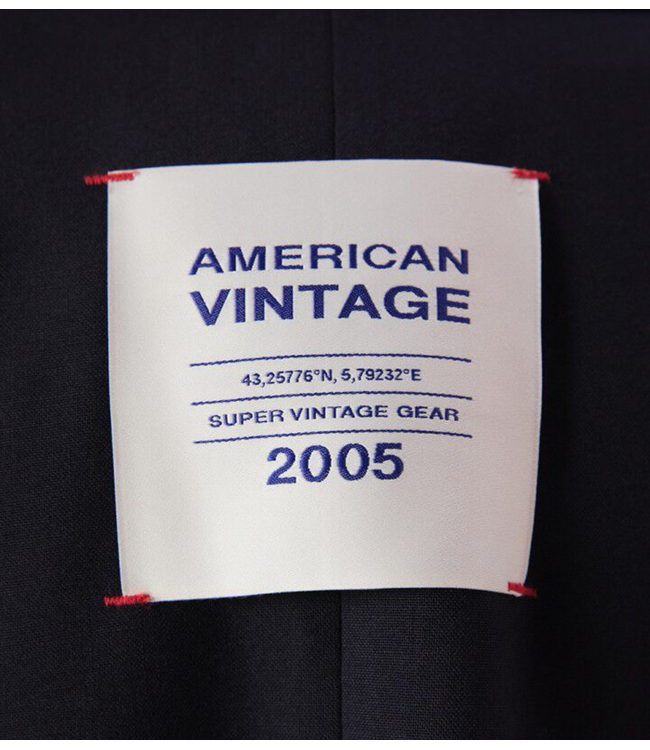 American Vintage Blazer AYANY NAVY