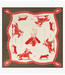 OLAF Sjaal PORCELAIN COWBOY BANDANA CHOCOLATECHIP/OFF-WHITE