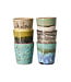 HKLIVING Mok 70s ceramics: coffee mugs, indulgence (set of 6)