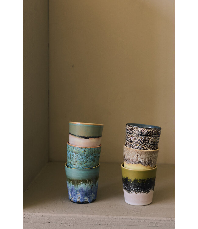 HKLIVING Mok 70s ceramics: coffee mug, truffle