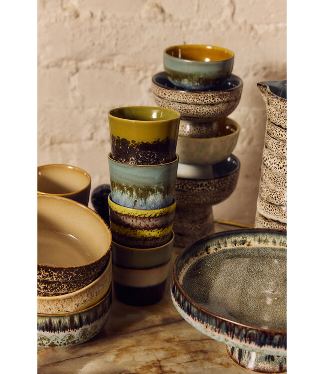 HKLIVING Mok 70s ceramics: coffee mug, truffle