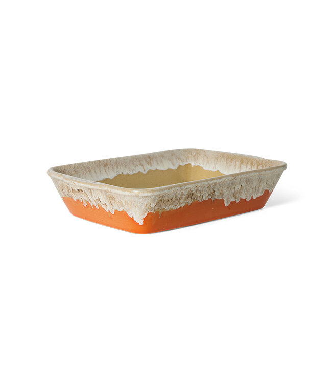 HKLIVING 70s ceramics: ovenschaal klein, agave
