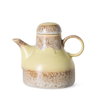HKLIVING Koffiepot 70s ceramics: coffee pot, custard