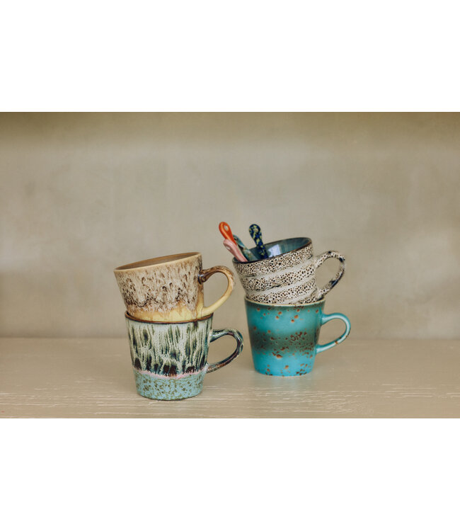 HKLIVING Mok 70s ceramics: americano mug, aqua