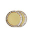 HKLIVING Dessertbord 70s ceramics: dessert plates, custard (set of 2)