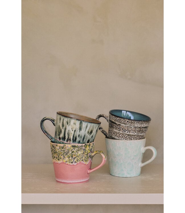 HKLIVING Mok 70s ceramics: cappuccino mug, birthstone