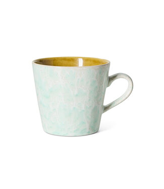 HKLIVING Mok 70s ceramics: cappuccino mug, lotus