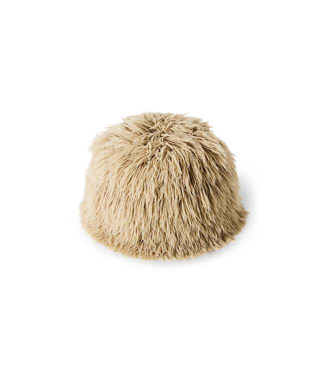 HKLIVING Poef Shabby pouf, beige