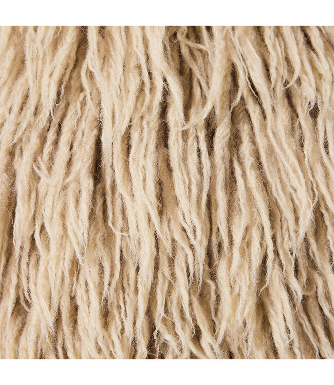 HKLIVING Poef Shabby pouf, beige