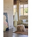 HKLIVING Poef Shabby pouf, beige