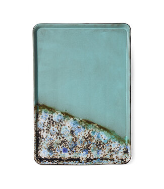 HKLIVING Dienblad 70s ceramics: large tray, agave