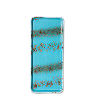 HKLIVING Schaal 70s ceramics: cake tray, aqua