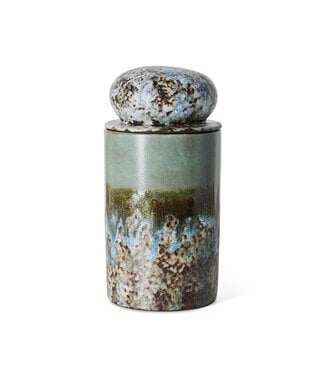 HKLIVING Voorraadpot 70s ceramics: storage jar, agave