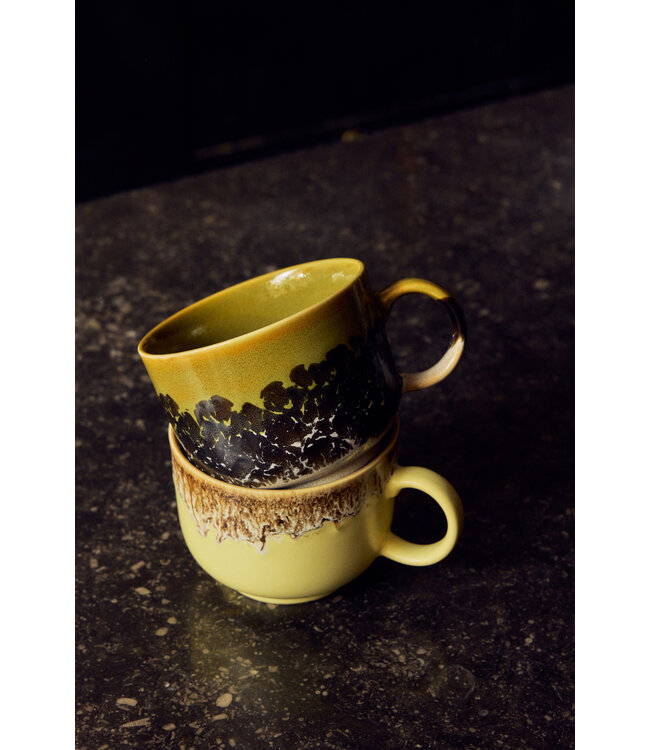 HKLIVING Mok 70s ceramics: tea cup, truffle