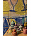 HKLIVING Voorraadpot 70s ceramics: small storage jar, deepsea