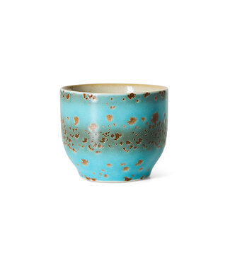 HKLIVING Kopje 70s ceramics: café cup, aqua