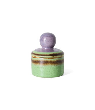 HKLIVING Voorraadpot 70s ceramics: XS storage jar, mochi