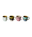 HKLIVING Mok 70s ceramics: café mugs, calming (set of 4)