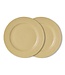 HKLIVING Borden Farmhouse ceramics: dinner plates, cream (set of 2)