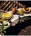 HKLIVING Borden Farmhouse ceramics: dinner plates, moss (set of 2)