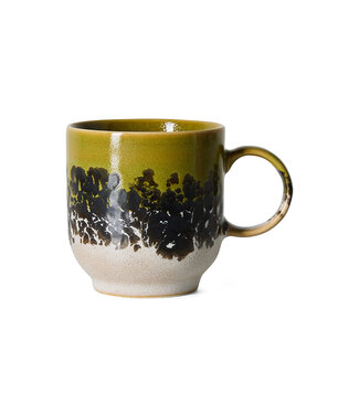 HKLIVING Mok 70s ceramics: café mug, truffle