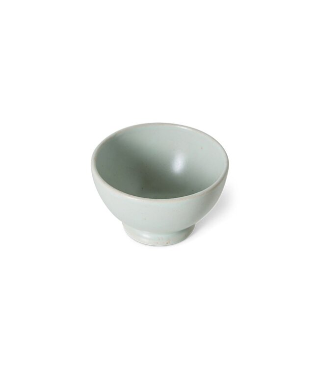 HKLIVING Kom Farmhouse ceramics: small bowls, pale blue (set of 4)