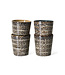 HKLIVING Mok 70s ceramics: coffee mugs, brew variation (set of 4)