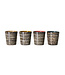 HKLIVING Mok 70s ceramics: coffee mugs, brew variation (set of 4)