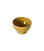 HKLIVING Kom Farmhouse ceramics: small bowls, ochre (set of 4)