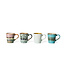 HKLIVING Mok 70s ceramics: espresso mugs, softness (set of 4)
