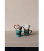 HKLIVING Mok 70s ceramics: espresso mugs, softness (set of 4)