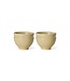 HKLIVING Kom Farmhouse ceramics: XS bowls, cream (set of 4)
