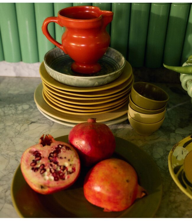 HKLIVING Kom Farmhouse ceramics: XS bowls, cream (set of 4)