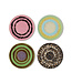 HKLIVING Onderzetters 70s ceramics: coasters, final touch (set of 4)