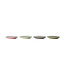 HKLIVING Onderzetters 70s ceramics: coasters, final touch (set of 4)
