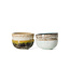 HKLIVING Kom 70s ceramics: XS bowls, caramelized (set of 4)