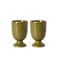 HKLIVING Mok Farmhouse ceramics: mugs, moss (set of 2)