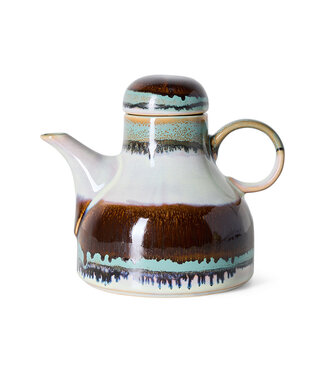 HKLIVING Koffiepot 70s ceramics: coffee pot, chocolate