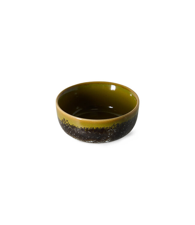 HKLIVING Kom 70s ceramics: tapas bowl, truffle
