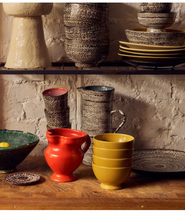 HKLIVING Karaf Farmhouse ceramics: small jug, red