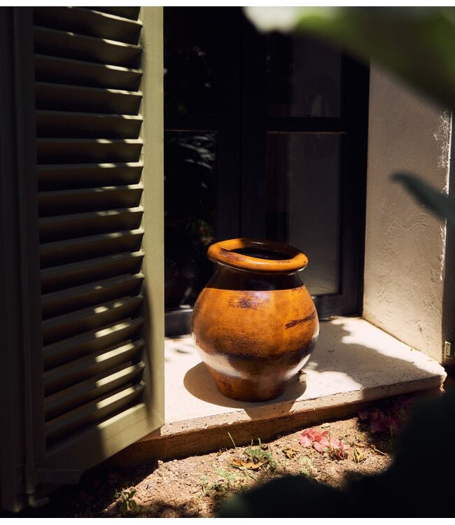 HKLIVING Vaas Robust large vase, burnt umber