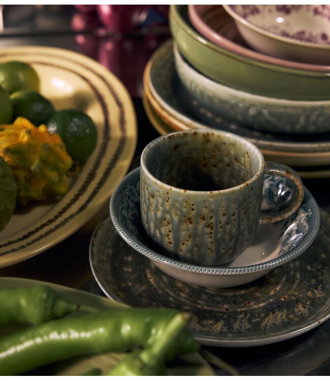 HKLIVING Mok Chef ceramics: mug, rustic green