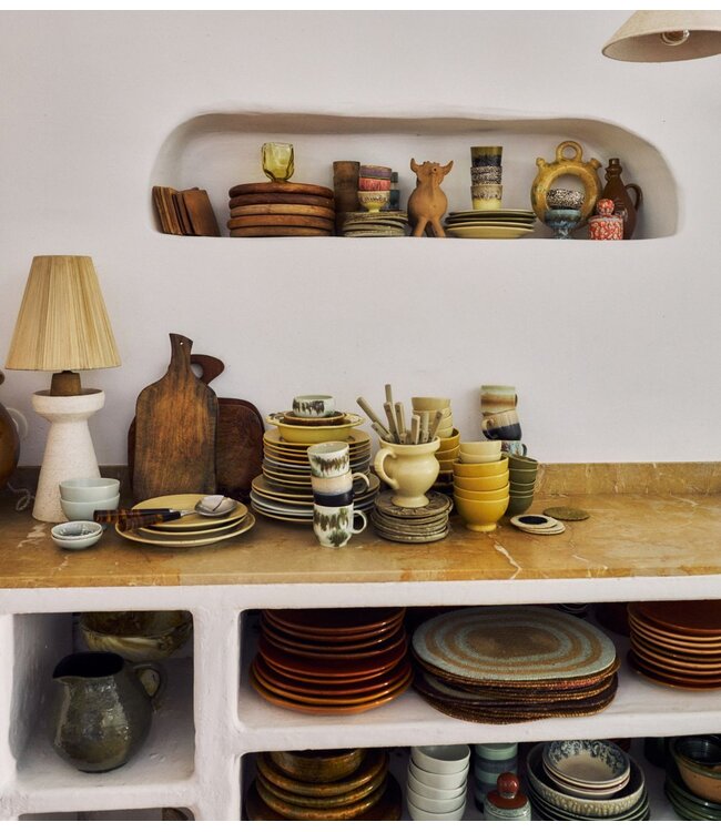 HKLIVING Schaaltje Chef ceramics: small dish, rustic green