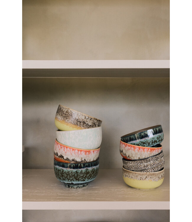 HKLIVING Kom 70s ceramics: dessert bowl, brew